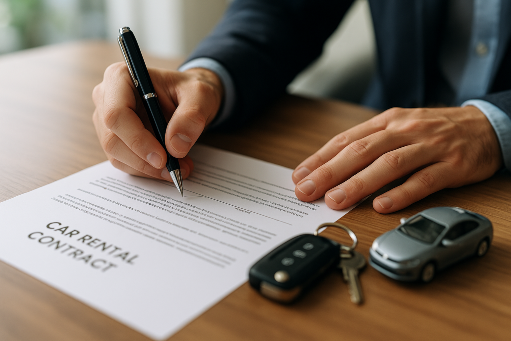 Contratto di noleggio a lungo termine senza anticipo firmato da privato in Italia