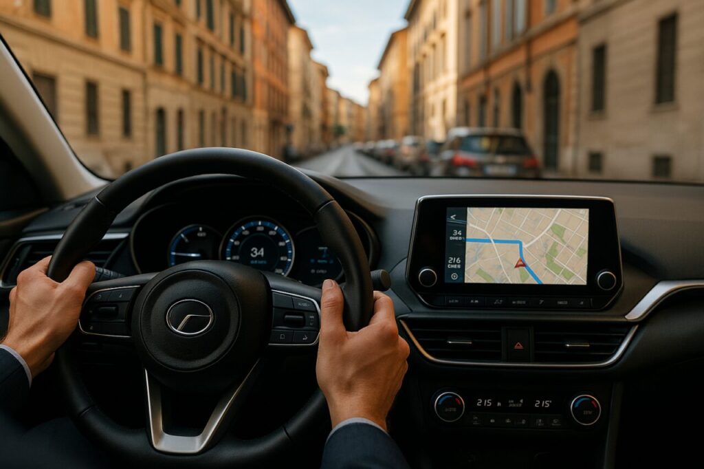 Guida efficiente con stile di guida fluido per ridurre i consumi di carburante in noleggio