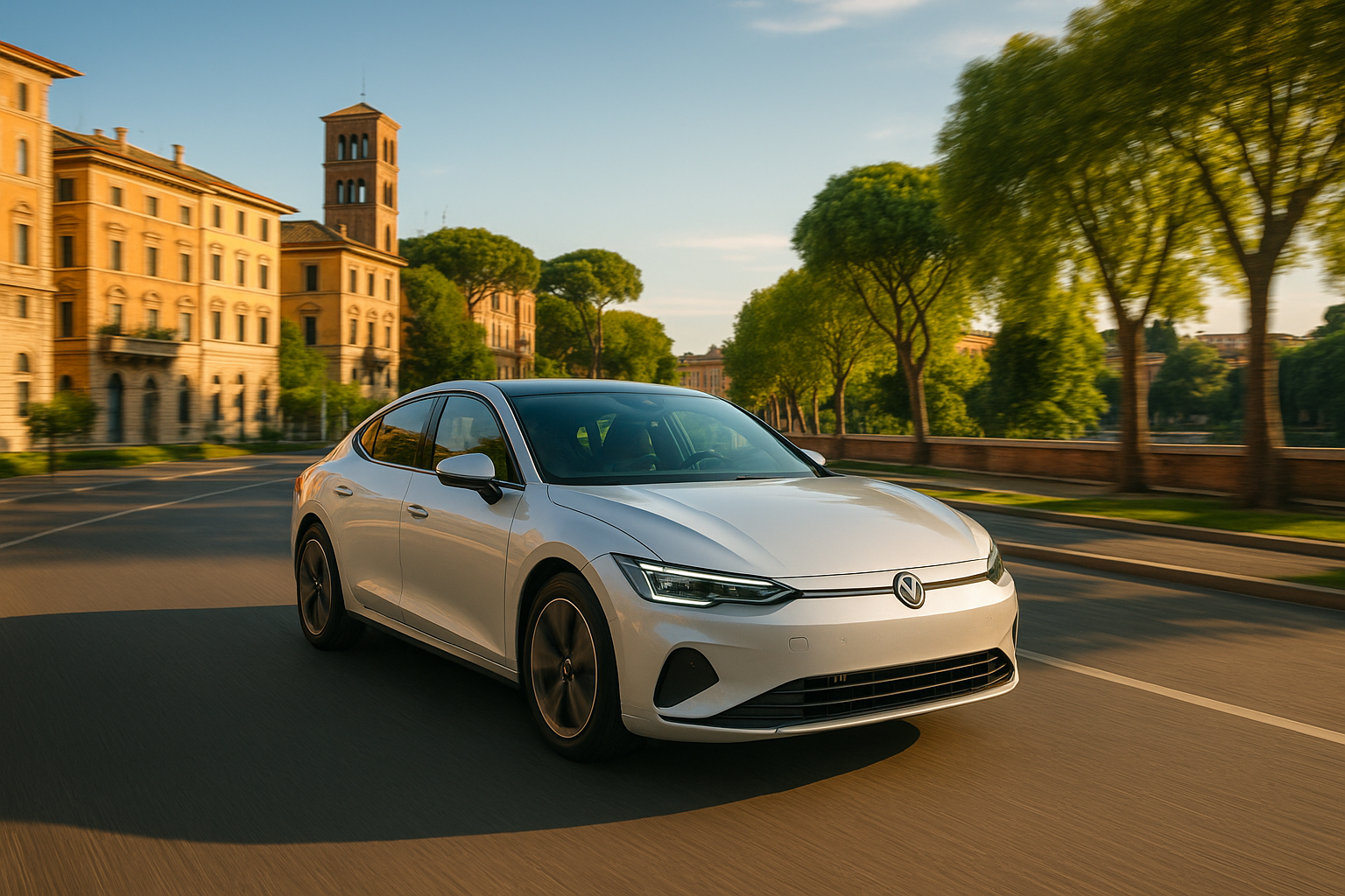Auto elettrica in noleggio a lungo termine per la mobilità sostenibile nelle città italiane