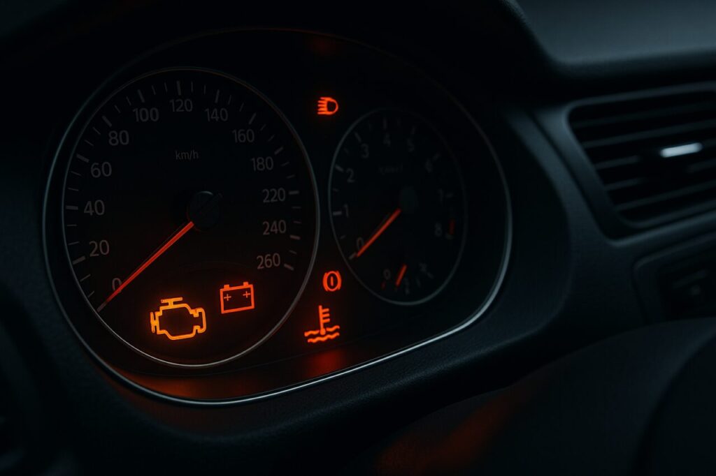 Spie di avvertimento sul cruscotto di un'auto - segnali di guasto meccanico da non ignorare